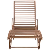 thumbnail of Espreguiçadeira de jardim Amiens marrom antigo