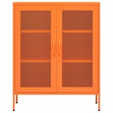 thumbnail of vidaXL Lagerschrank Orange 80x35x101,5 cm Stahl