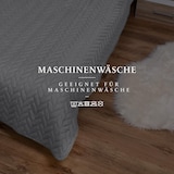 thumbnail of Tagesdecke ( Grau ) 220x240 cm mit wattierter Zwischenlage, Bettüberwurf - Überwurfdecke, Sommerdecke gesteppt - Steppdecke, Wendedecke