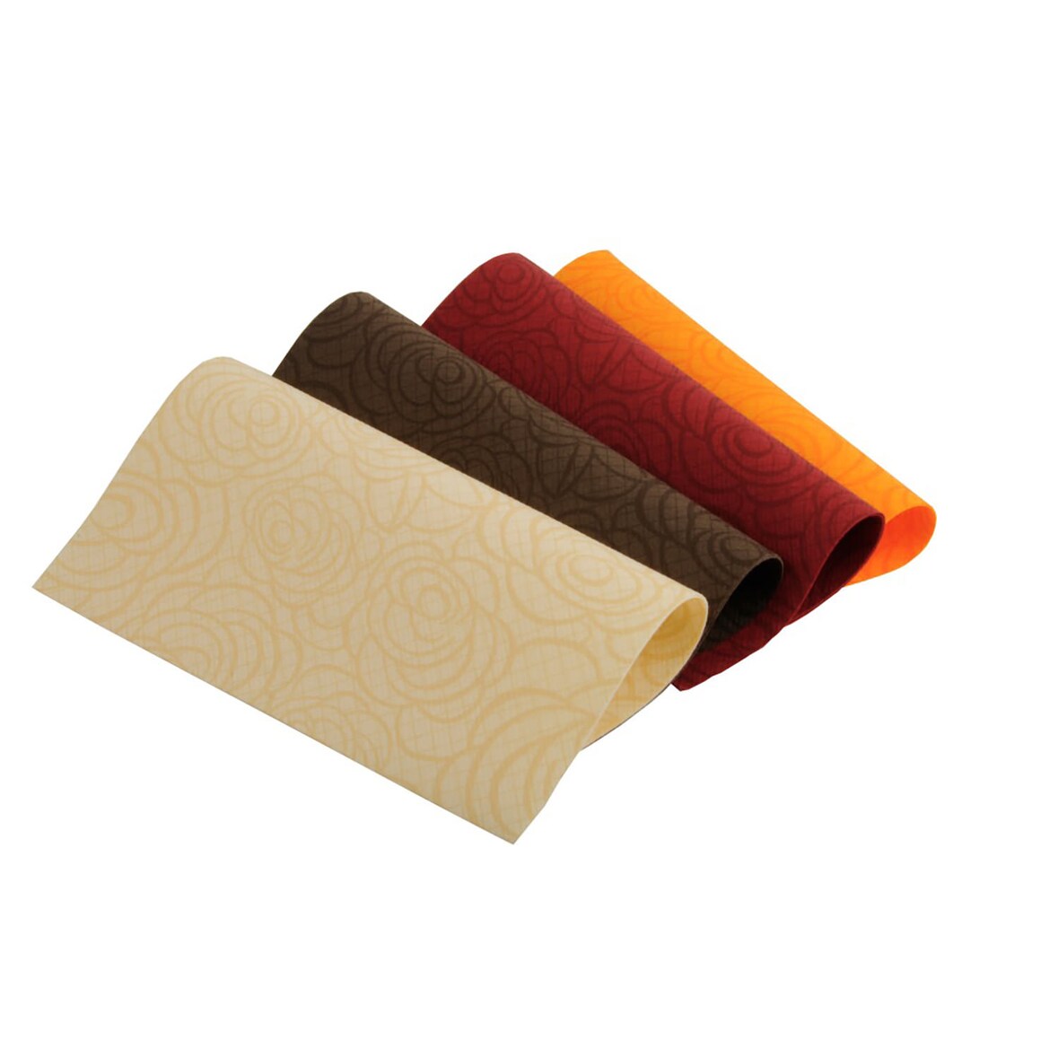 Airlaid Motiv-Serviette Roses altrosa, 100St., verschiedene Farben und Motive, 40x40cm, hochwertiges Material