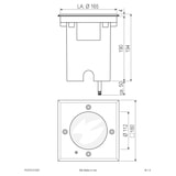 thumbnail of EVN Lichttechnik LED-Bodeneinbauleuchte PC674101502
