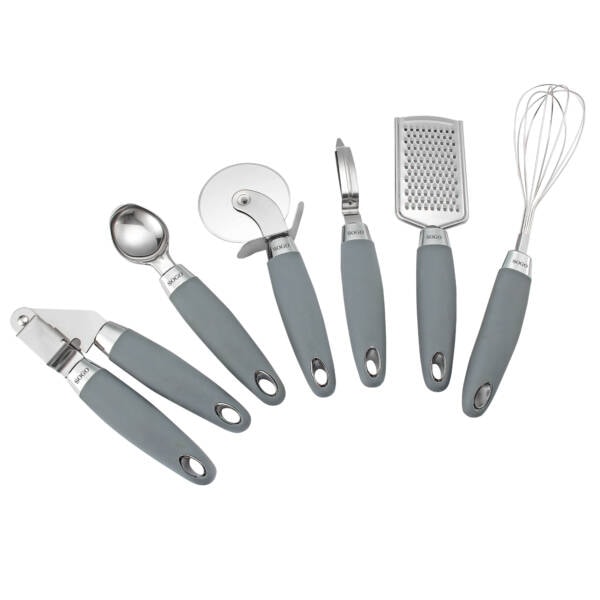 Utensilio Cocina Acero Inox S/6 Pcs