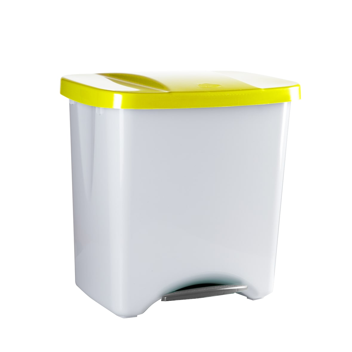 Cubo con pedal Pedalbin Ecológico 50 litros. Color amarillo.