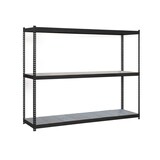 thumbnail of SimonRack Industrieregal, 2000x2100x750 mm, 500 kg am Biegepunkt, 3 Metallböden, Garagenregal, Anthrazit/Verzinkt- Simonforte