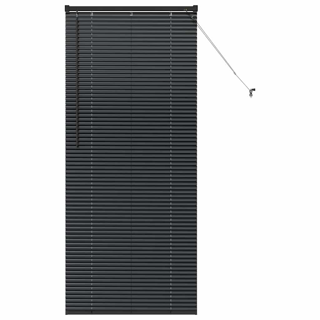 vidaXL Venetiaanse Jaloezieën Zwart 175 x 80 cm Aluminium