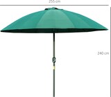 thumbnail of Ombrellone da Giardino Ø2,55m 18 Stecche Testa Inclinabile Verde