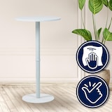 thumbnail of Stehtisch Hereford rund weiß/weiß/60 cm