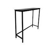 thumbnail of IvoQ Sidetable Zwart Industrieel - Smalle Wandtafel - Consoletafel met Metalen Frame - 75 x 24 x 75 cm