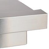 thumbnail of Romux® Auslauftisch Links für Haubenspülmaschine aus Edelstahl 800x750x880 mm | Industrieller Spültische | Professionelle Spülbecken