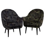 thumbnail of Fauteuil Tiffany vert -   Tissu Amadeus 73.50x77.50 cm