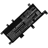 thumbnail of Akku für Asus R542UR-DM338T Li-Pol 7,6 Volt 4900 mAh schwarz