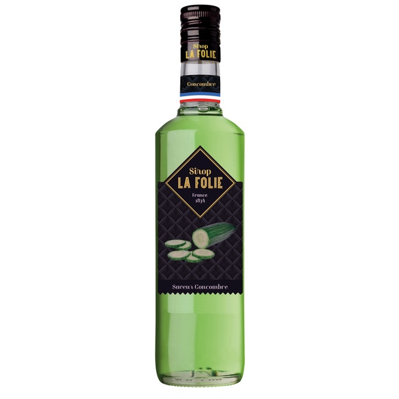sirop de concombre 70 cl LA FOLIE