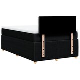 thumbnail of vidaXL Boxspringbett mit Matratze Schwarz 120x200 cm Stoff