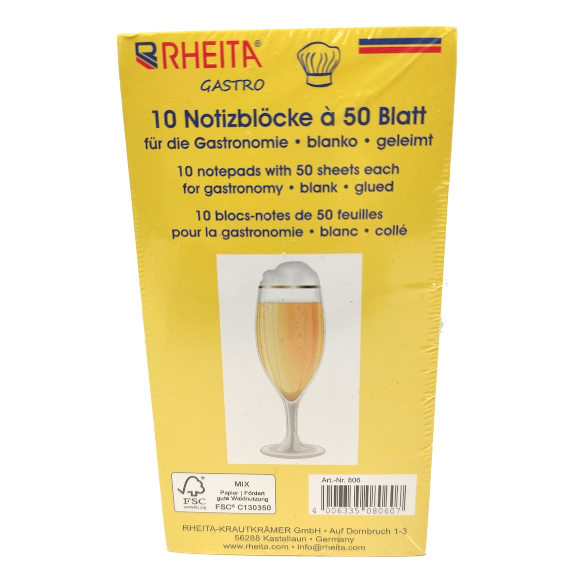 Kellnerblöcke 50 Blatt