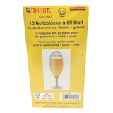 thumbnail of Kellnerblöcke 50 Blatt