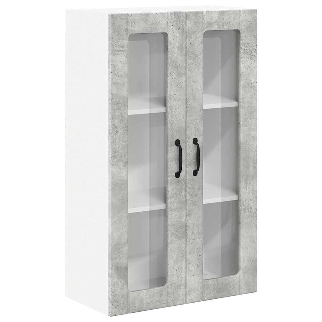 vidaXL Küchenwandschrank Beton Grau 60 x 31 x 100 cm Holzwerkstoff