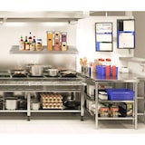 thumbnail of METRO Professional Estante de pared GWMS3100, acero inoxidable, 100 x 30 x 8 cm, plata