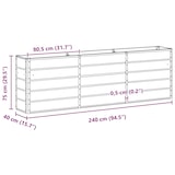 thumbnail of Helloshop26 - Vaso de design moderno e versátil 160 x 40 x 75 cm em aço antracite 02_0059222