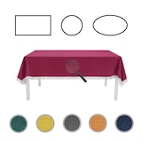 thumbnail of Gartentischdecke mit Fransen Tischdecke rund oval eckig Classic 130x180 cm eckig bordeaux
