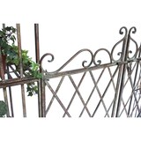 thumbnail of DanDiBo Rosenbogen mit Tor Pforte Metall 275x170 cm Rundbogen Torbogen Pergola 110241 Schmiedeeisen Rankhilfe Gartentor