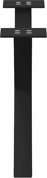 thumbnail of vidaXL Couchtischbeine X-Form 2 Stk. Schwarz 50x(30-31) cm Stahl