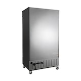 thumbnail of GastroHero Getränkekühlschrank ECO 1000 mit Klapptüren, schwarz, LED-Innenbeleuchtung, Leuchtaufsatz, abschließbar & energieeffizient