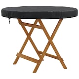 thumbnail of vidaXL Buiten Tafel Hoes Zwart 112 x 112 x 10 cm 420D stof