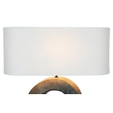 thumbnail of SalesFever lámpara de mesa |marco cerámica / pantalla lino | An 31 x Pr 15 x Al 55 cm | verde - beige