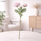 thumbnail of Künstliche Ranunkel Altrosa wie echt - Kunstblume 3 Blüten Deko