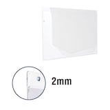 thumbnail of Danieli Store | Soporte para cartel de pared en metacrilato con agujeros para ser fijado | Expositor para avisos de pared | (3 Unidades A3 Horizontal)