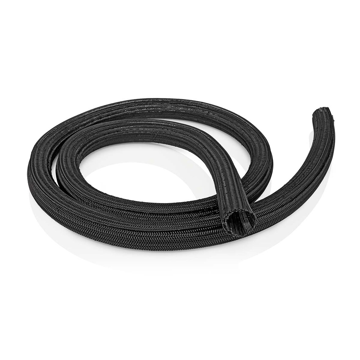 Nedis Kabelmanagement - Hülse - 1 Stück - max. Kabeldicke: 30 mm - Nylon - Schwarz