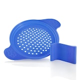 thumbnail of Spätzlereibe Spätzlewunder von Muxel mit Patentschaber BLAU Alternative für Spätzlebrett Spätzlepresse Spätzlehobel