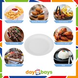 thumbnail of DayBays 12000 Stk. Pappteller - Imbissteller KU20 rund Ø20 cm weiß ohne Beschichtung