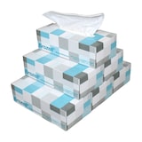 thumbnail of Kosmetiktücher Brozell® hochweiß, 2-lagig, ca. 21x21 cm, 150 Tücher pro Box, 25 Zupfboxen im Karton