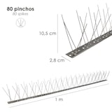 thumbnail of WOLFPACK - Pincho Anti Palomas 1 Metro Inoxidable Pincho Doble 80 Pinchos Plus