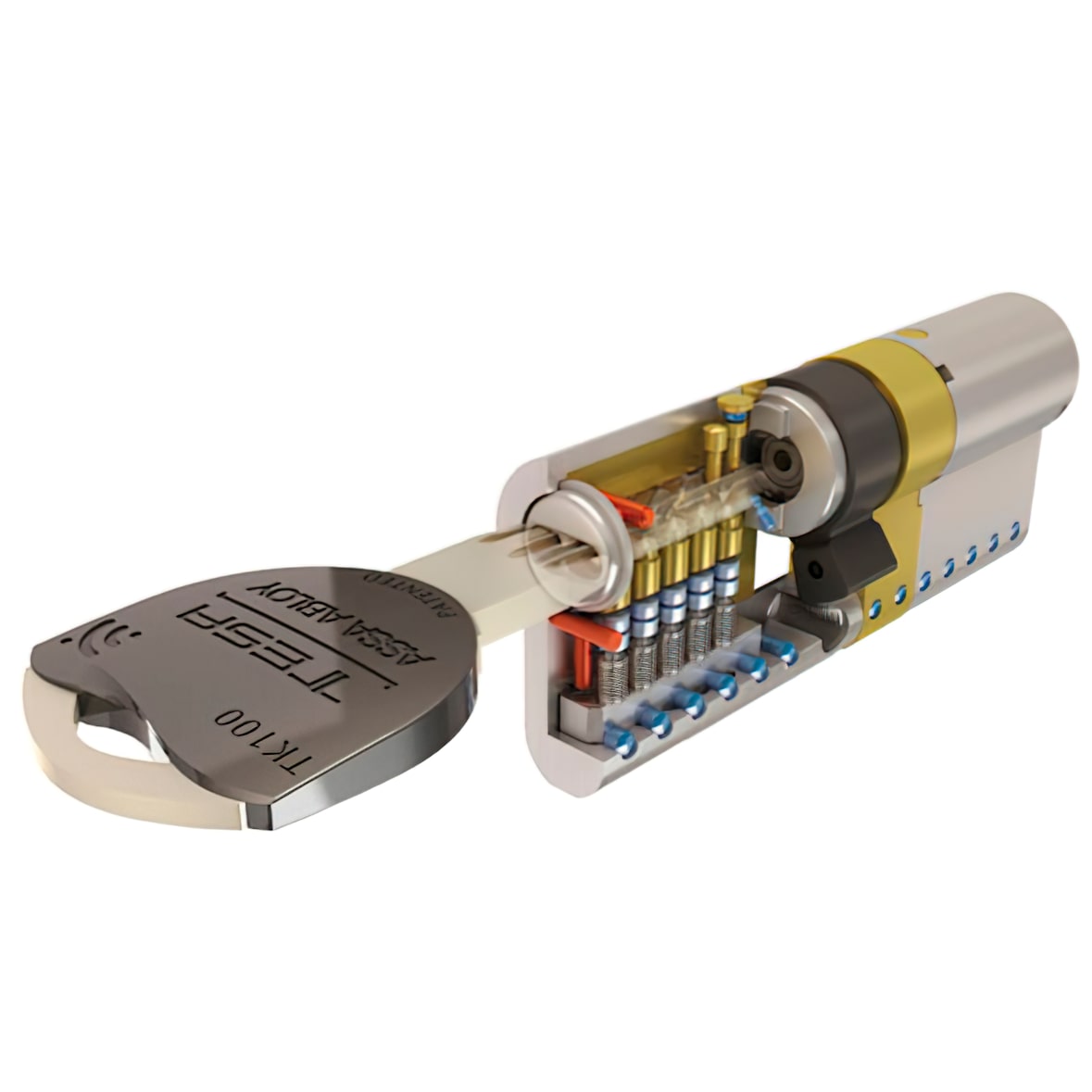 TESA - Cilindro Tesa Seguridad Tk1 35x35 Niquelado