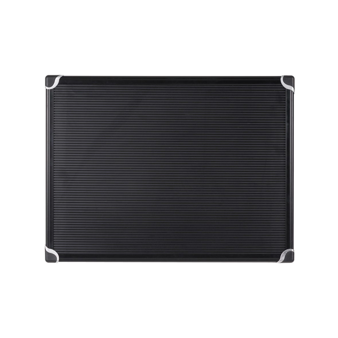 Bi-Office LetterBoard - Pizarra con Letras Intercambiables, Marco de Aluminio Negro, 60 x 45 cm