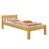 thumbnail of Massivholzbett Kiefer natur 100x200 Einzelbett Futonbett Bettrahmen Rollrost 60.38-10