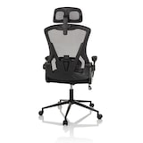 thumbnail of Sedia da ufficio / Poltrona direzionale ARIGANO Tessuto a rete / Tessuto nero hjh OFFICE