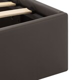 thumbnail of vidaXL Bett mit Bettkasten Hydraulisch LED Grau Kunstleder 90x200 cm