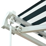 thumbnail of Toldo manual plegable de aluminio 295x250cm toldo manual retráctil ángulo ajustable con manivela para exterior balcón jardín terraza