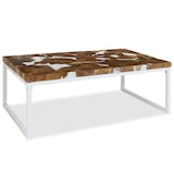 thumbnail of vidaXL Couchtisch Teak Harz 110x60x40 cm
