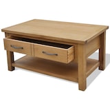 thumbnail of Table basse 88x53x45 cm Bois de chêne massif Modèle Atlas Compact