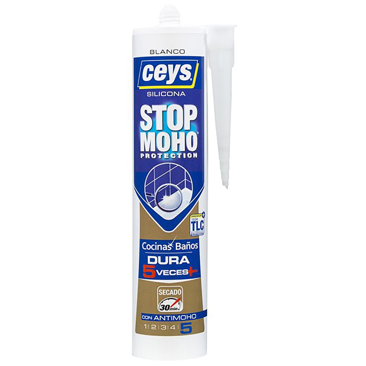 Silicona Ceys stop moho secado xpress cart  blanco