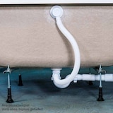 thumbnail of Belvit Vienna Acryl Badewanne Rechteckig Mittelanschluss 170x75cm + Standfüße