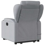 thumbnail of vidaXL Elektrischer Massagesessel mit Aufstehhilfe Hellgrau Stoff