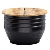 thumbnail of FineBuy Couchtisch Holz Rund Sofatisch Ø 60 cm Tisch Stauraum Wohnzimmertisch