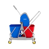 thumbnail of ulsonix Reinigungswagen - mit Presse - 2 Eimer - 36 L