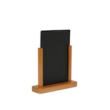thumbnail of METRO PROFESSIONAL Gastro Tischaufsteller mit Kreidetafel, Teakholz, 23.3 x 20 x 6 cm, braun