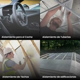 thumbnail of Aislante Térmico Reflexivo de Aluminio y Burbujas 1x15 m (15 m²) + 2 rollos Cinta de Aluminio 50 mm x 10 m - Frío y Calor